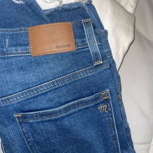 Madewell size 26. Ankle cropped skinny Jean